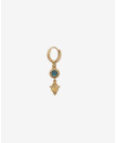 Boucle d'oreille Milane pm en tourmaline bleue - LA2L | Birdy