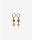 Boucle d'oreille Milane pm en tourmaline bleue - LA2L | Birdy