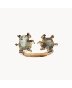 Bague Double Saphir