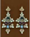 Boucles d’oreilles AEVA Quartz Fumé & Citrine | Diaperis – Birdy