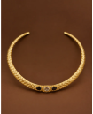 Collier Torque Joséphine Quartz Fumé & Citrine | Diaperis Birdy