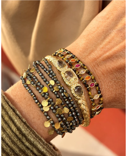 Sautoir Pia Pyrite 3-en-1 | Bijou Best-Seller Birdy Paris